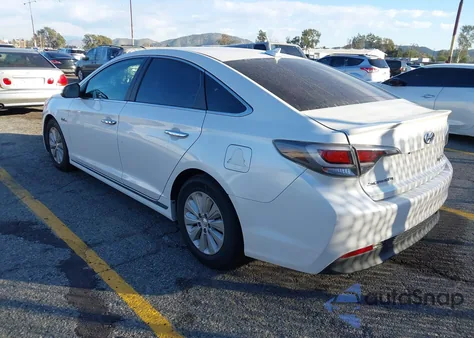 2016 Hyundai Sonata Hybrid Se from USA, damaged, VIN KMHE24L16GA012357